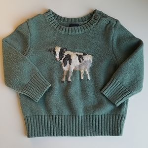 Baby Gap Cow Sweater